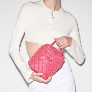 MZ Wallace Large Vanity: Flamingo